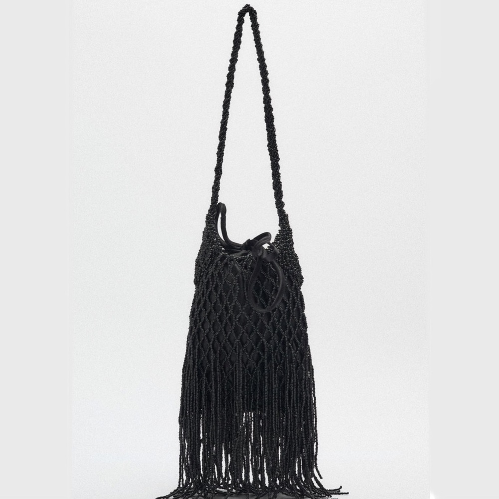 Zara Beaded Shoulder Bag